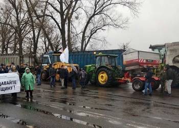 Перекриття доріг в Черкаській області 