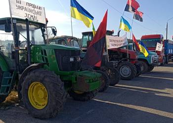 Сільгоспвиробники продовжили загальнодержавну акцію проти розпродажу землі
